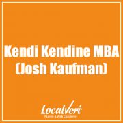 Kendi Kendine MBA (Josh Kaufman)